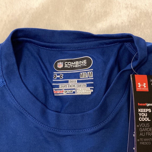 NWT Under Armour Indianapolis Colts mens medium tshirt loose w/ hear gear - Picture 3 of 5